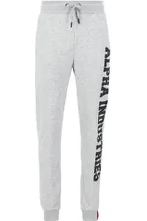 Alpha Industries Jogginghose Men - Jogger Big Letters Jogger grau M