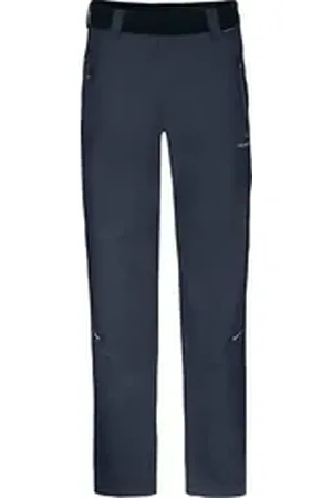 Bergson Regenhose VERDAL Thermo Damen (Über) Regenhose, recycelt, leicht wattiert, 20000 mm Wassersä blau lang | 76
