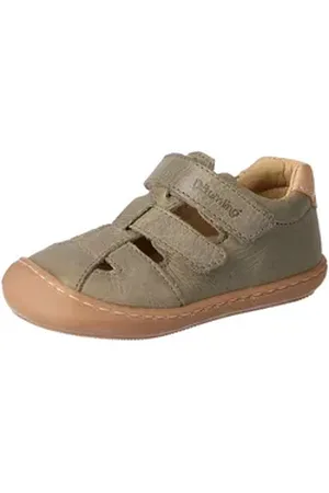 Däumling Unisex Kinder Lauflern Seki Lauflernschuh Sandale grün 25,0