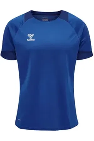 Hummel Fußballtrikot Herren Trikot Lead S/S Poly Jersey 207393 blau XL