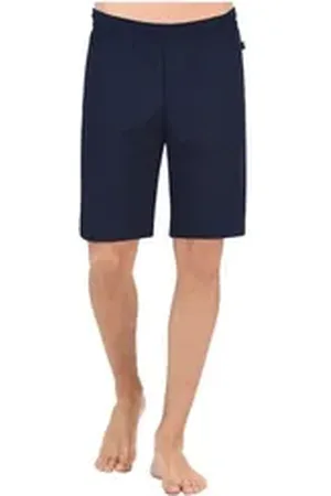 Trigema Bermudas Bermuda DELUXE Baumwolle (1-tlg) blau L