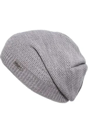 Eisglut Strickmütze Strick-Beanie Zina mit Fleece-Innenband grau|silberfarben