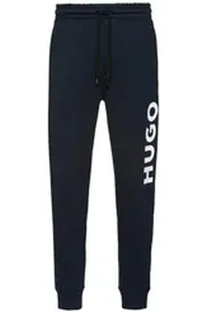 HUGO BOSS Jogginghose Herren Jogginghose Baumwolle Dutschi blau S
