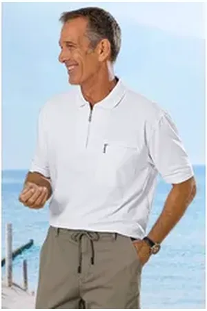 HAJO Poloshirt weiß 46-48
