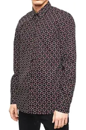 Diesel Langarmhemd S-CLES-D CAMICIA schwarz L