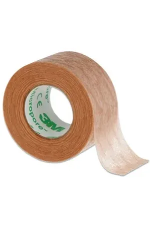 3MAN Augenlid-Tape Micropore Tape Wimpernverlängerung Vliespflaster Hellbraun Haut, Hohe Haftbarkeit