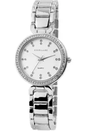 Excellanc Quarzuhr EX0216 Damenuhr mit Metallarmband, Damenuhr Metall