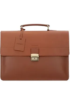 Burkely Aktentasche Vintage, Leder braun