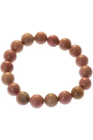 Bella Carina Perlenarmband Rhodochrosit 10 mm rosa L-XL