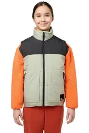 Jack Wolfskin Steppweste TEEN für Kinder grün 152
