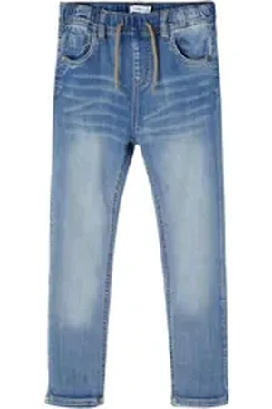 NAME IT Regular-fit-Jeans NKMROBIN DNMTHAYER SWE JOGGER blau 152