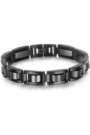 Firetti Gliederarmband Schmuck Geschenk Black Steel schwarz