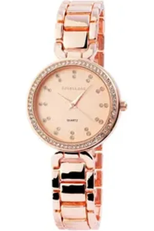 Excellanc Quarzuhr EX0216 Damenuhr mit Metallarmband, Damenuhr Metall
