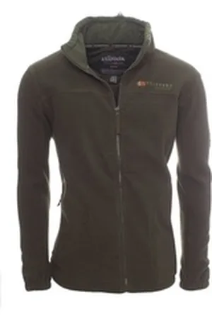 Anapurna Fleecejacke Herren Fleecejacke Outdoor Freizeit Jacke Übergangsjacke in Unifarbe, mit Kapuze, mit Stehkragen grün 3XL