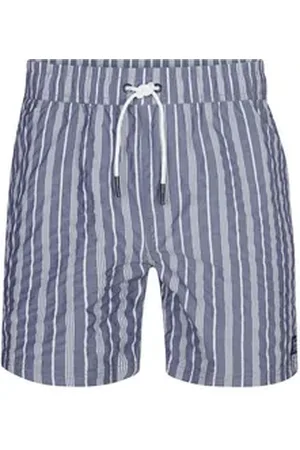 Petrol Industries Badeshorts Gestreifte Badehose Reefway blau L