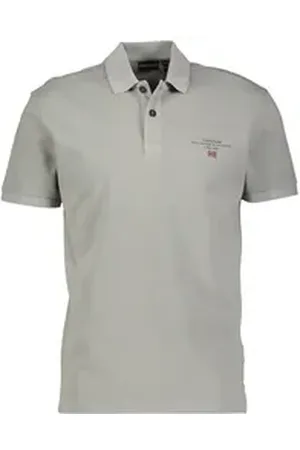 Napapijri Poloshirt Herren Poloshirt ELBAS (1-tlg) grau XL