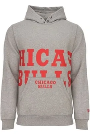 New Era Kapuzenpullover NBA Oversized Chicago Bulls grau S