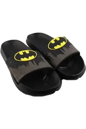 DC Comics Originals Batman Gotham City - 3D Optik Kinder Sandalen Sandale Gr. 25 bis 32 schwarz 27-28 EU