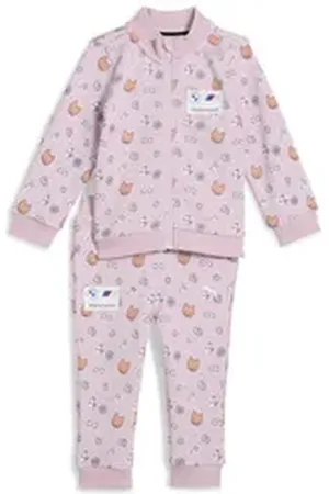 PUMA Sportanzug BMW M Motorsport Langarm-Set mit Allover-Print Kinder rosa 80