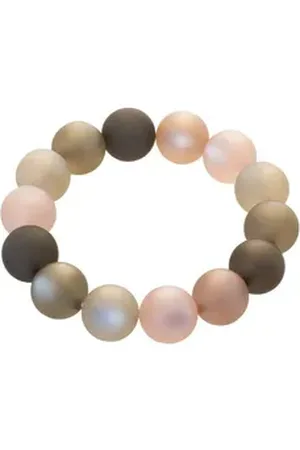Bella Carina Armband Polaris Perlen Armband rosa grau, rosa grau rosa L-XL