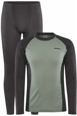 Craft Lange Unterhose CORE Warm Baselayer Set M 992626 SLATE-THYME XL