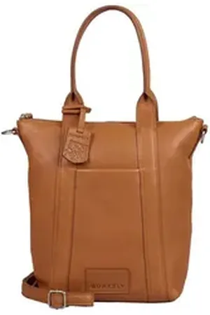Burkely Shopper Shopper, aus echtem Leder braun