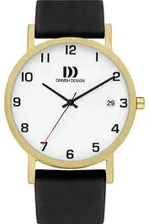 Danish Design Quarzuhr Unisex Uhr IQ81Q1273 Rhine NMBRS Satin Gold Date Large, (1-tlg)