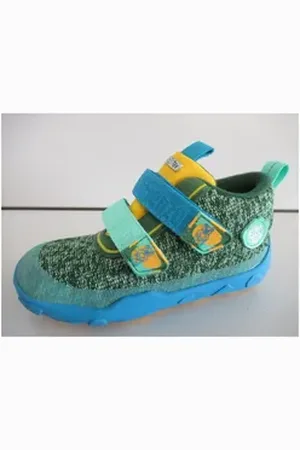 Affenzahn Knit Happy Bär Schnürschuh grün 26 EU