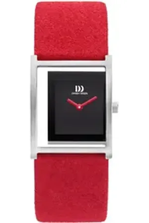 Danish Design Quarzuhr Damenuhr Pico2 Red IV24Q1292 Microfaser, (1-tlg)
