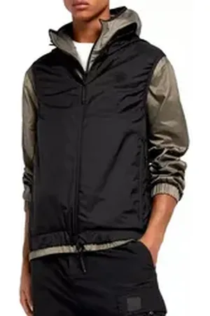 Moncler Funktionsweste Vallese Unisex Jacke Mit einer praktischen Kapuze, ideal für alle Wetterlagen schwarz XL