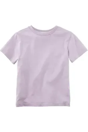 hessnatur T-Shirt aus reiner Bio-Baumwolle (1-tlg) lila 122/128