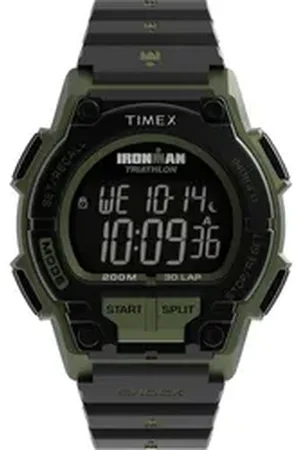 Timex Digitaluhr C30 TW5M64900VV, Quarzuhr, Armbanduhr, Herrenuhr,Resinarmband,analog schwarz