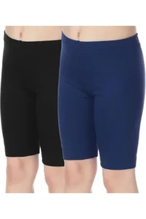 Merry Style Leggings Mädchen Kurze Leggings aus Viskose MS10-132 2-Pack (2-tlg) elastischer Bund blau|schwarz 122