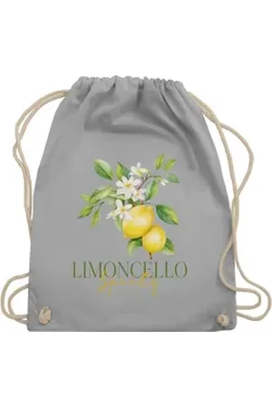 Shirtracer Turnbeutel Limoncello Spritz, Italien-Fans, Italienischer Likör, Zitronenlikör, Party & Alkohol grau