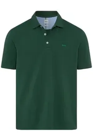 Brax Poloshirt Herren Poloshirt PETE Regular Fit (1-tlg) grün L