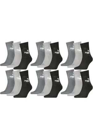 PUMA Sportsocken Short Crew Elements Sportsocken unisex im 18erP (18-Paar) grau 47-49