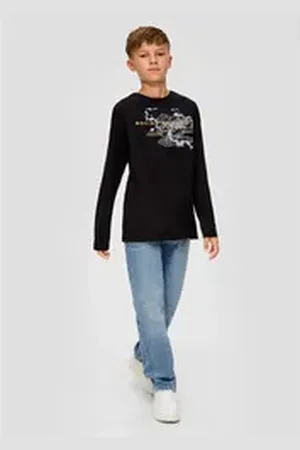 QS by s.Oliver Regular-fit-Jeans (1-tlg) blau 152