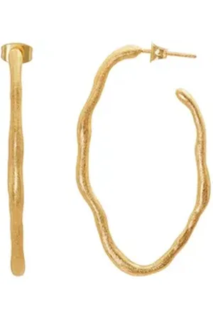 Heideman Paar Ohrstecker Dilja goldfarben (Ohrringe, inkl. Geschenkverpackung), Creolen Frauen goldfarben