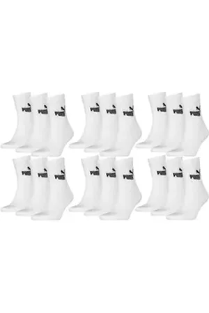 PUMA Sportsocken Short Crew Elements Sportsocken unisex im 18erP (18-Paar) weiß 39-42