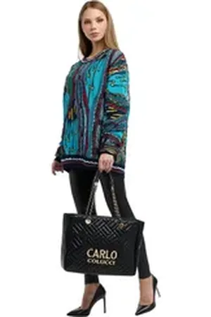 Carlo Colucci Shopper Evangelisti schwarz