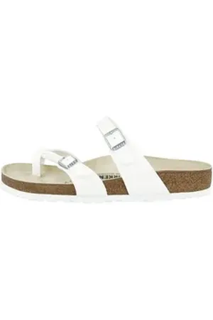 Birkenstock Mayari Birko-Flor normal Unisex Erwachsene Pantolette weiß 42 EU