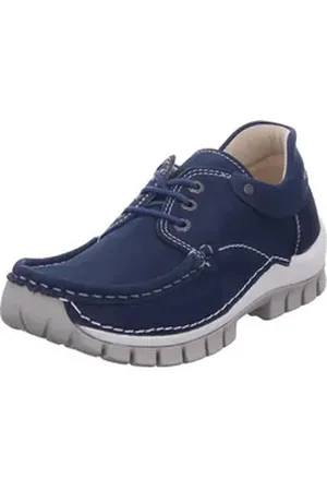 Wolky Fly Antique Schnürschuh blau 42 EU