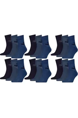 PUMA Sportsocken Short Crew Elements Sportsocken unisex im 18erP (18-Paar) blau 39-42