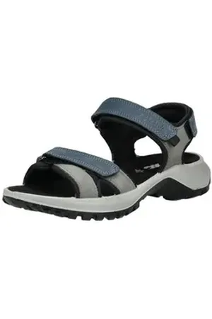 IMAC Sandalen Leder Trekkingsandale blau|grau 39 EU