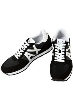 Giorgio Armani ARMANI EXCHANGE Herren Sneaker Synthetisch Sneaker schwarz 42 EU