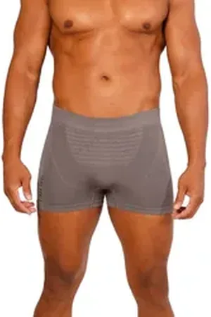 STARK SOUL Boxershorts Sport Boxershorts PERFORMANCE Herren Seamless, leicht und atmungsaktiv grau M/L