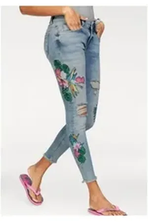 Superdry Skinny-fit-Jeans Blau blau W27