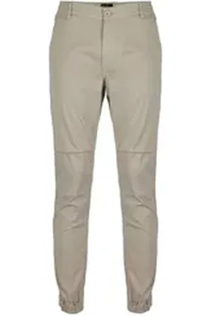 ROADSIGN Wirkhose Casual Fit (1, 1-tlg., 1) Jogg-Chino für stilvolle Kombinationen mit maximalem Komfort beige L