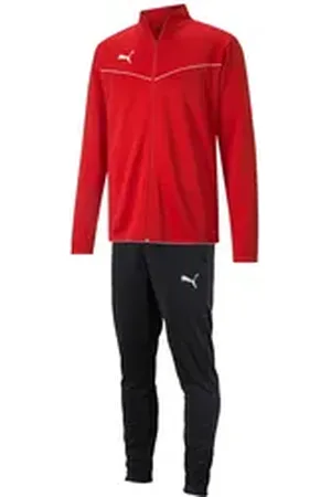 PUMA Trainingsanzug Herren Polyesteranzug teamRISE Training Poly 657392+657390 rot XXL