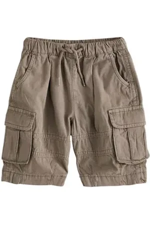 Next Palazzohose Weite gewaschene Latzhose aus 100 % Baumwolle (1-tlg) braun 74-80 (9-12 Mon,)